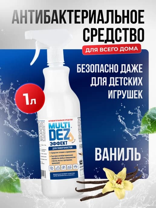 Мультидез для поверхностей Эффект антибактериальный
